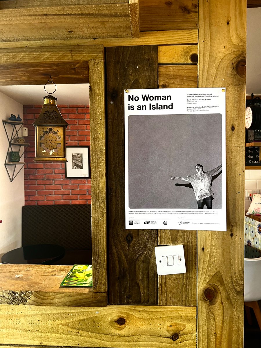 rostack's tweet photo. Oh hiiiii Galway 👋 No Woman is an Island previews at Bank of Ireland Theatre 4th, 5th &amp; 7th October. We’re all about advance notice. 

Poster design @MariaTweetLopez. 

Postering @Chloeomi  

🎟️ https://t.co/R79LdpTsi9

#NoWoShow funded by @artscouncil_ie &amp; @GalwayCityCo https://t.co/1Tjmcj5r0h
