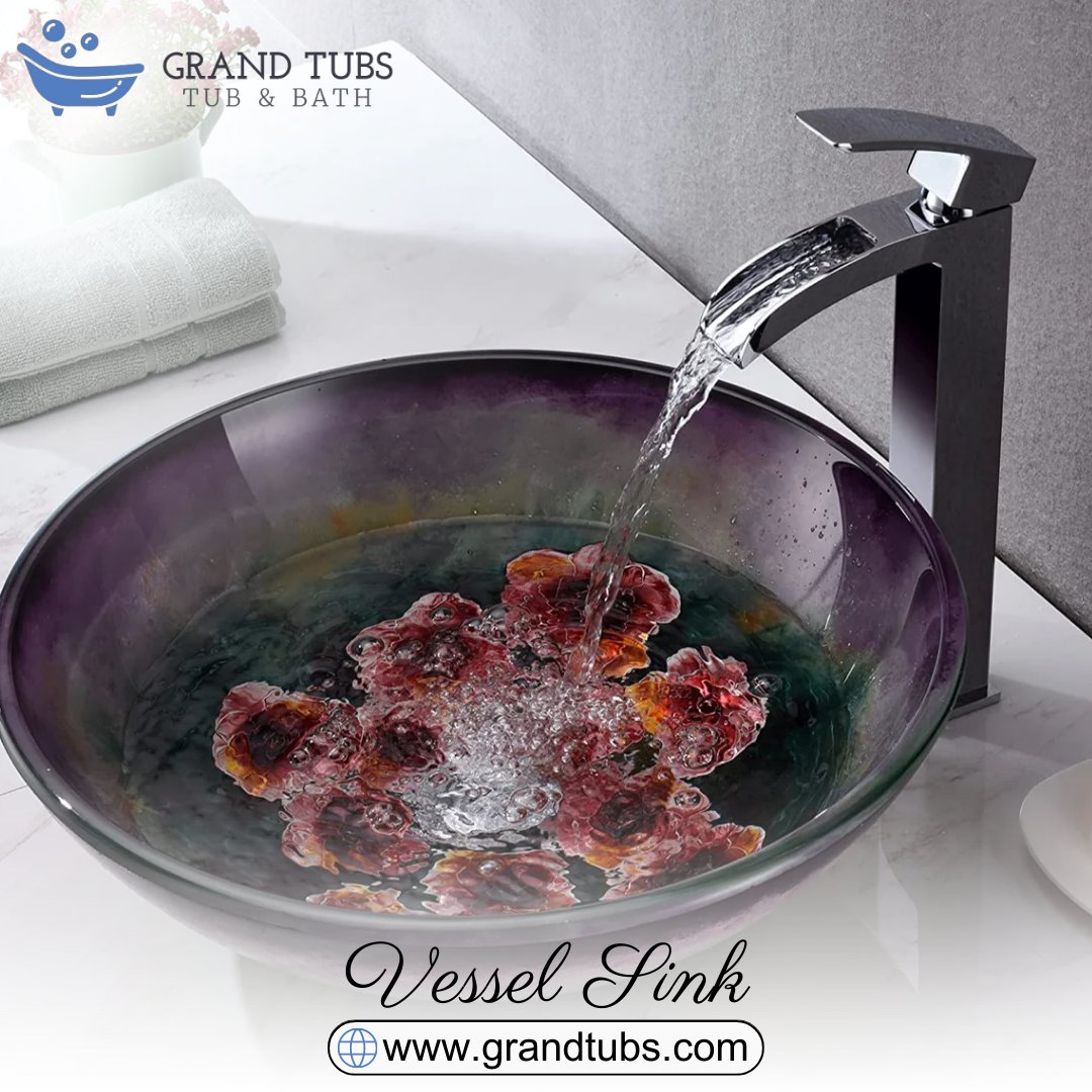 GrandTubs's tweet photo. 🛀 Elevate your bathroom with the Painted Mural Impasto Series Vessel Sink!

✨ This modern brass masterpiece combines style and quality to create a stunning addition to any bathroom.

Shop Now: https://t.co/EagbVIF2RJ https://t.co/xxiT6lntQT
