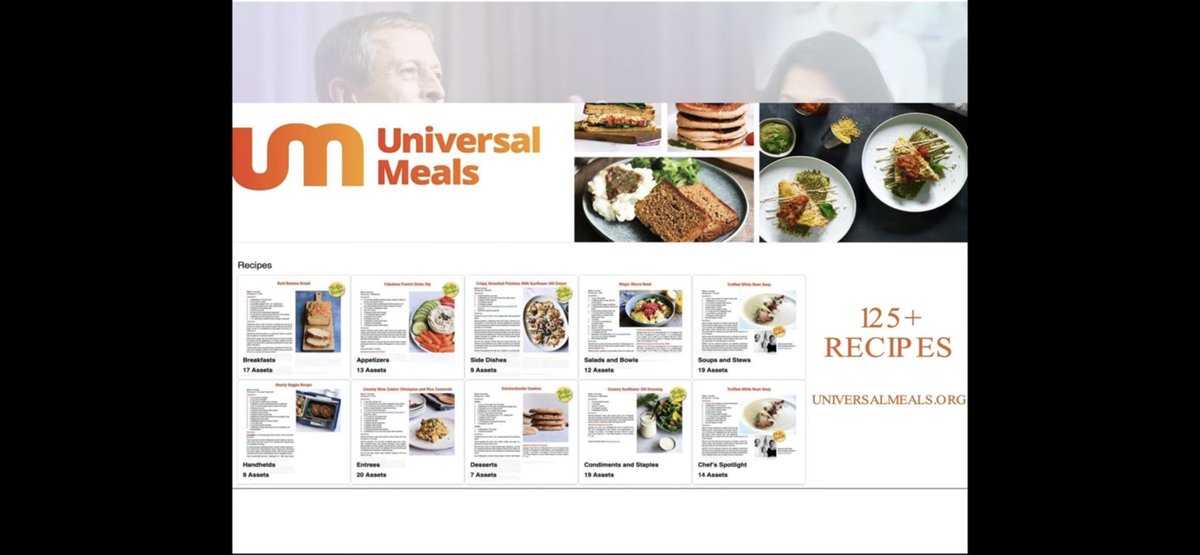 SteveLome's tweet image. Have you heard of Universal Meals?

Check out UniversalMeals.org

Free of the top nine allergens, vegan, whole food and super tasty! 

Let’s get these into hospitals, schools and everywhere!

I got to sample quite a few at the recent ICNM conference. Free 125+ recipes on…