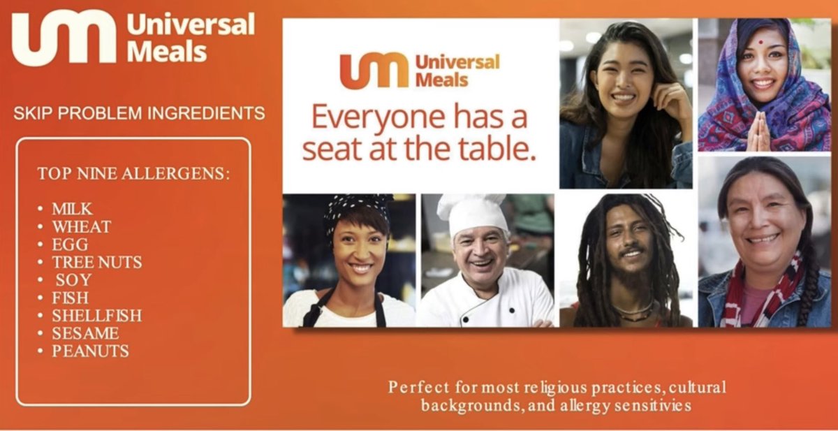 SteveLome's tweet image. Have you heard of Universal Meals?

Check out UniversalMeals.org

Free of the top nine allergens, vegan, whole food and super tasty! 

Let’s get these into hospitals, schools and everywhere!

I got to sample quite a few at the recent ICNM conference. Free 125+ recipes on…