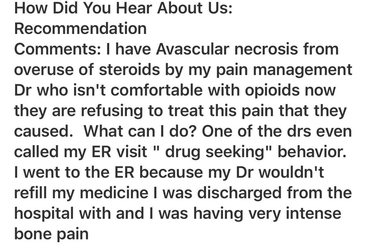 CMerandi's tweet photo. How many people have developed avascular necrosis because of overzealous interventional pain management physicians? https://t.co/beHIUxXCeL