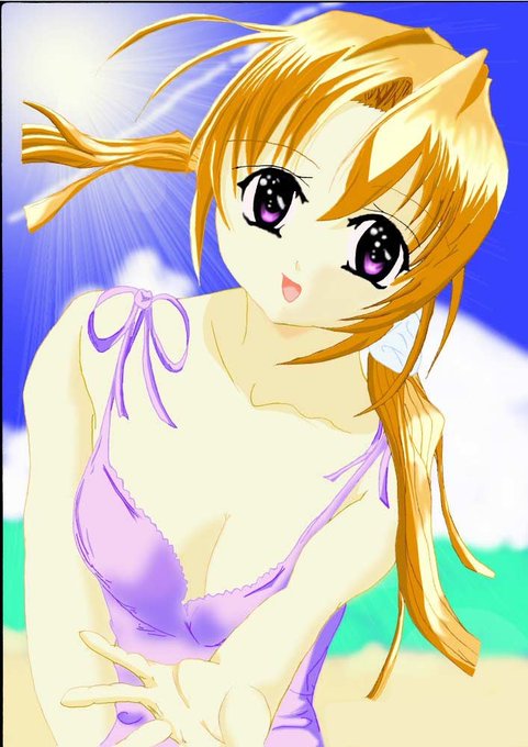 #見た絵師さん強制初投稿の絵と今の絵を比べる 
初投稿ではないですが最後の仕上げまで頑張った初めての絵と今という感じ 