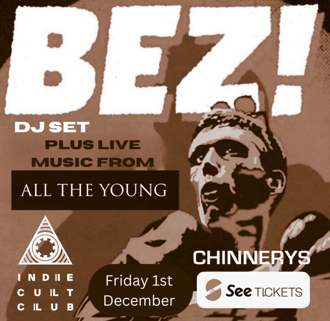 We’ll be playing at @chinnerys_southend with the legend that is @bezmondays on December 1st as part of our UK run! Tickets below! Twisting me Melon man! 🍉 🍋 #Southend #Southendonsea #Essex 🇬🇧

seetickets.com/event/indie-cu…