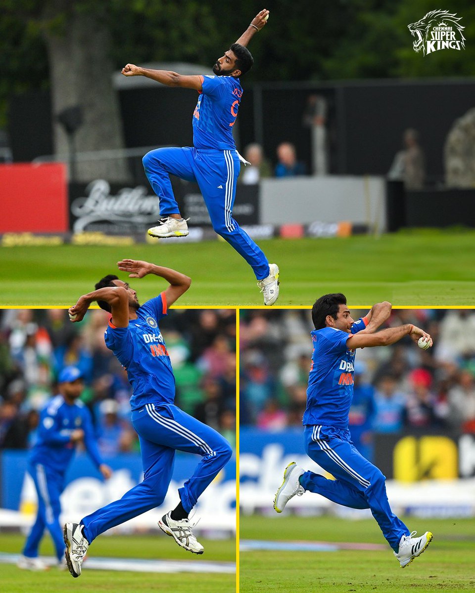 1⃣ the match by 2⃣runs with 3⃣ bowlers' beautiful spell 🤩🫶🏼

#IREvIND #Whistle4Blue 🇮🇳