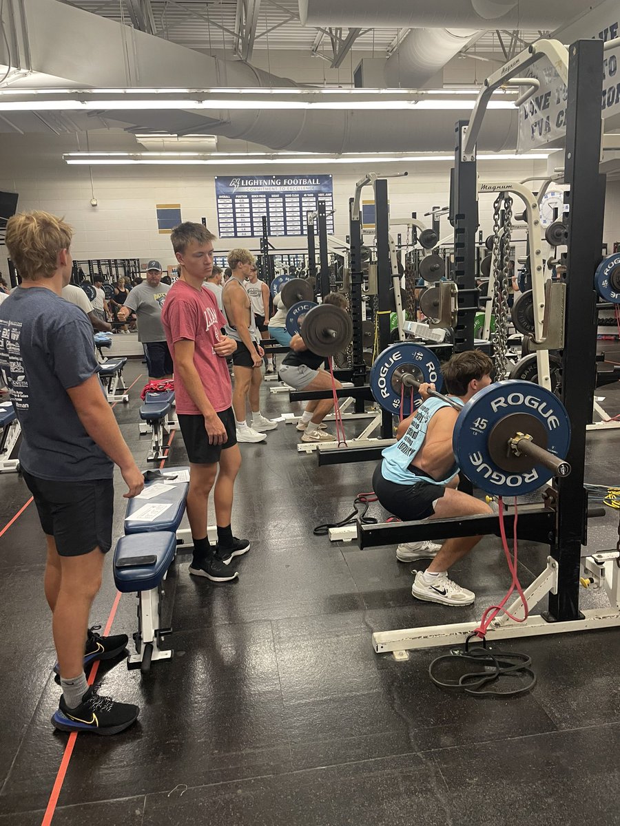 ANLightningFB's tweet image. Back in the Rack. On to prep for Green Bay Preble this week!  #Dynamic #MovetheBarFast #Conjugate  #L3AD #STS