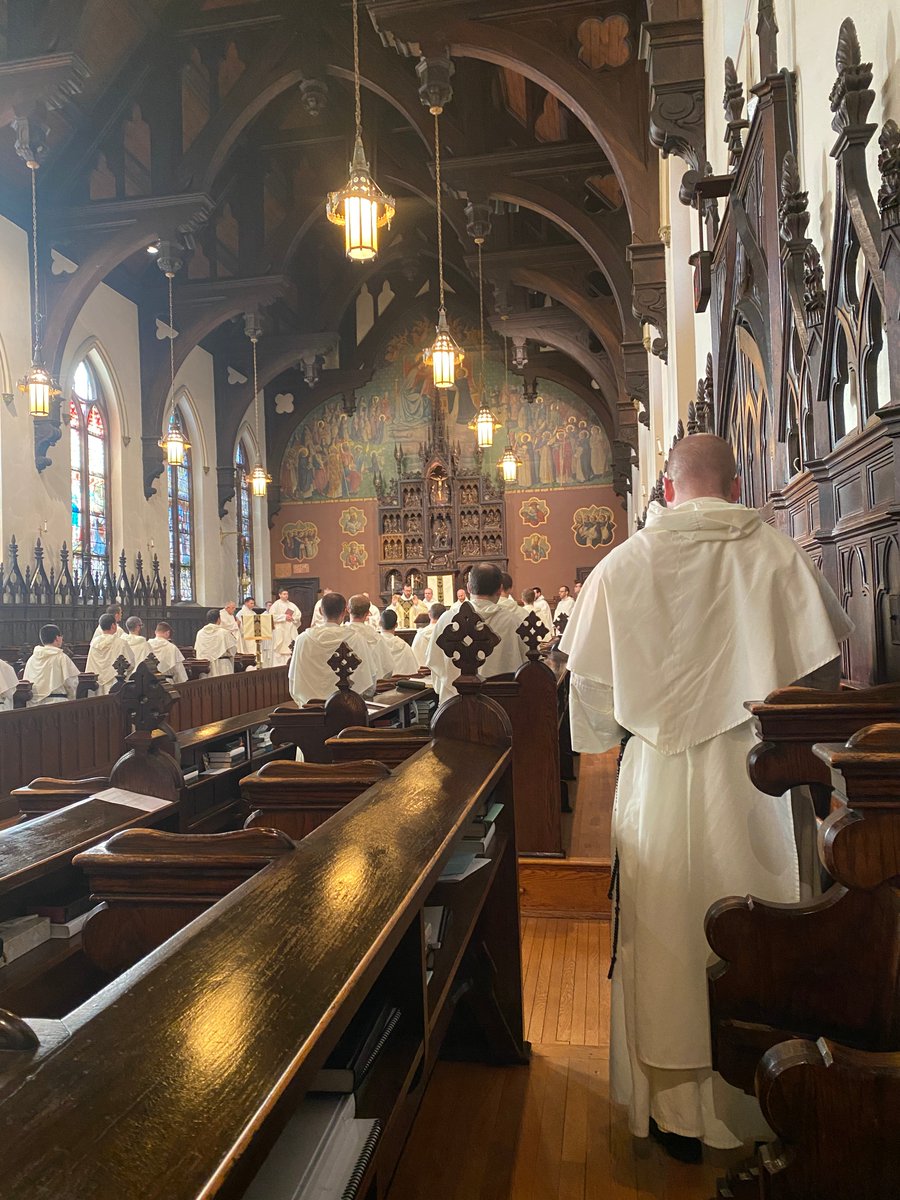ArdorNew's tweet photo. Lauds and Mass this morning with the Dominican brothers at the House of Studies in DC.  Our home away from home this week... https://t.co/WKViatKt38