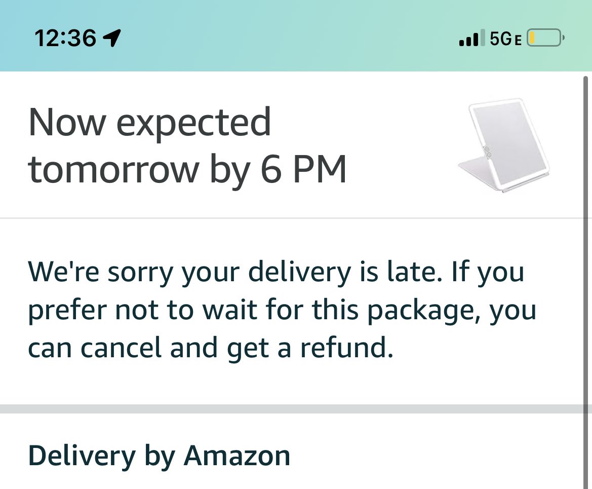 __ugotmel's tweet photo. count your days @amazon yall really about to lose a customer! 

why advertise overnight shipping then not deliver it?! I paid extra money for this option for you to tell me now that it can’t be delivered until tomorrow but I could order the same item and “supposedly” get it @ 2 https://t.co/fZRPcLxgFW