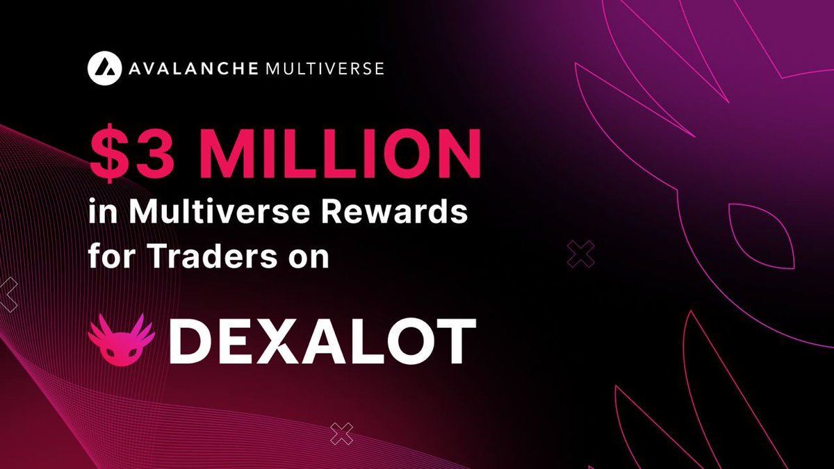 dexalot's tweet photo. "Starting this fall, #AVALANCHE Multiverse funds will be distributed over 12 months through the existing Dexalot Incentive Program."

Read more via @CryptoNewsFlas3:
https://t.co/YtQzsFioho https://t.co/DQKqp1ZT7E