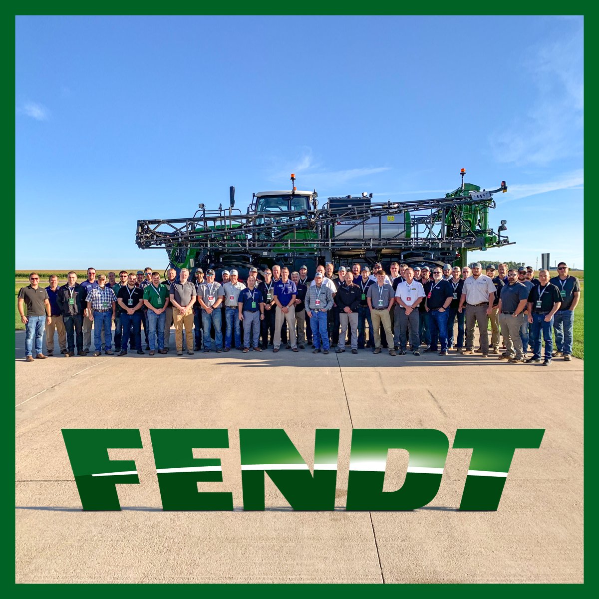 Fendt_NA's tweet photo. Lots of #FendtFans showed up this week in Jackson, MN, for our Rogator "Drive and Learn" training.

Happy #FendtFanFriday and thanks to all of the sales professionals and trainers who made this an epic event!

#GrowBold #FendtRogator #ItsFendt https://t.co/ogyWo4KjLJ