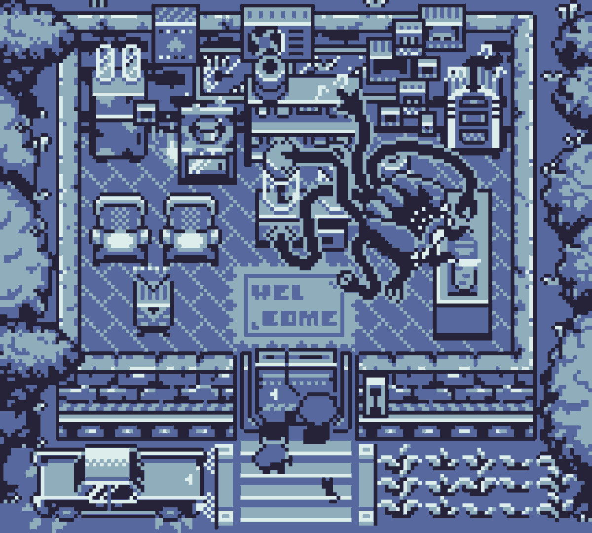 KashalotNot's tweet photo. Here are all versions of my Matrix top-down gameboy mockup. Tell me wich one you like the most. 
P.S. Thanks to @BJGpixel for this beautiful gameboy palettes 
#Morpheus #pixelart #gamedev #animation https://t.co/d0guZwMOrg