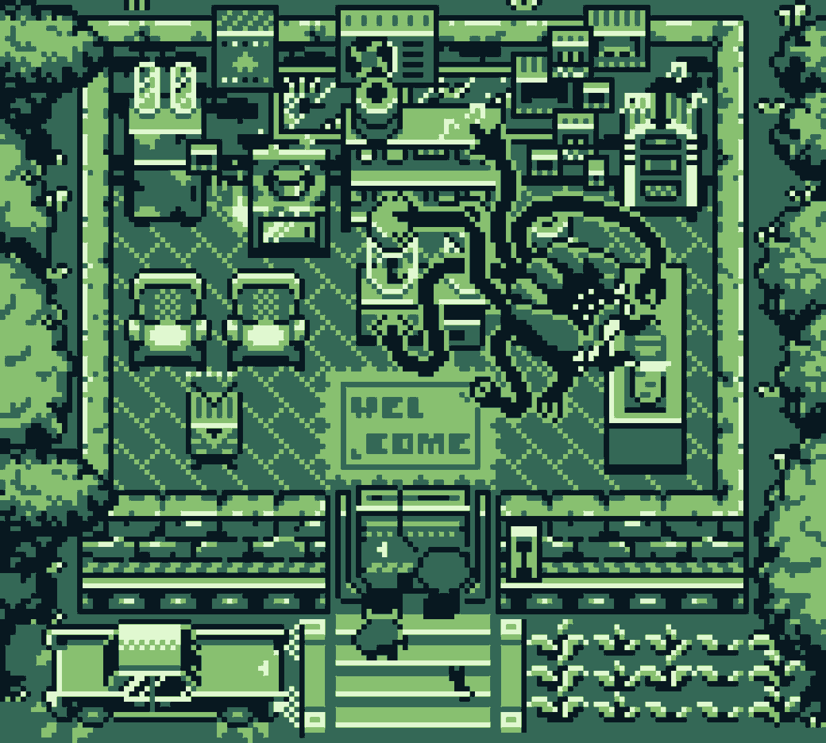 KashalotNot's tweet photo. Here are all versions of my Matrix top-down gameboy mockup. Tell me wich one you like the most. 
P.S. Thanks to @BJGpixel for this beautiful gameboy palettes 
#Morpheus #pixelart #gamedev #animation https://t.co/d0guZwMOrg