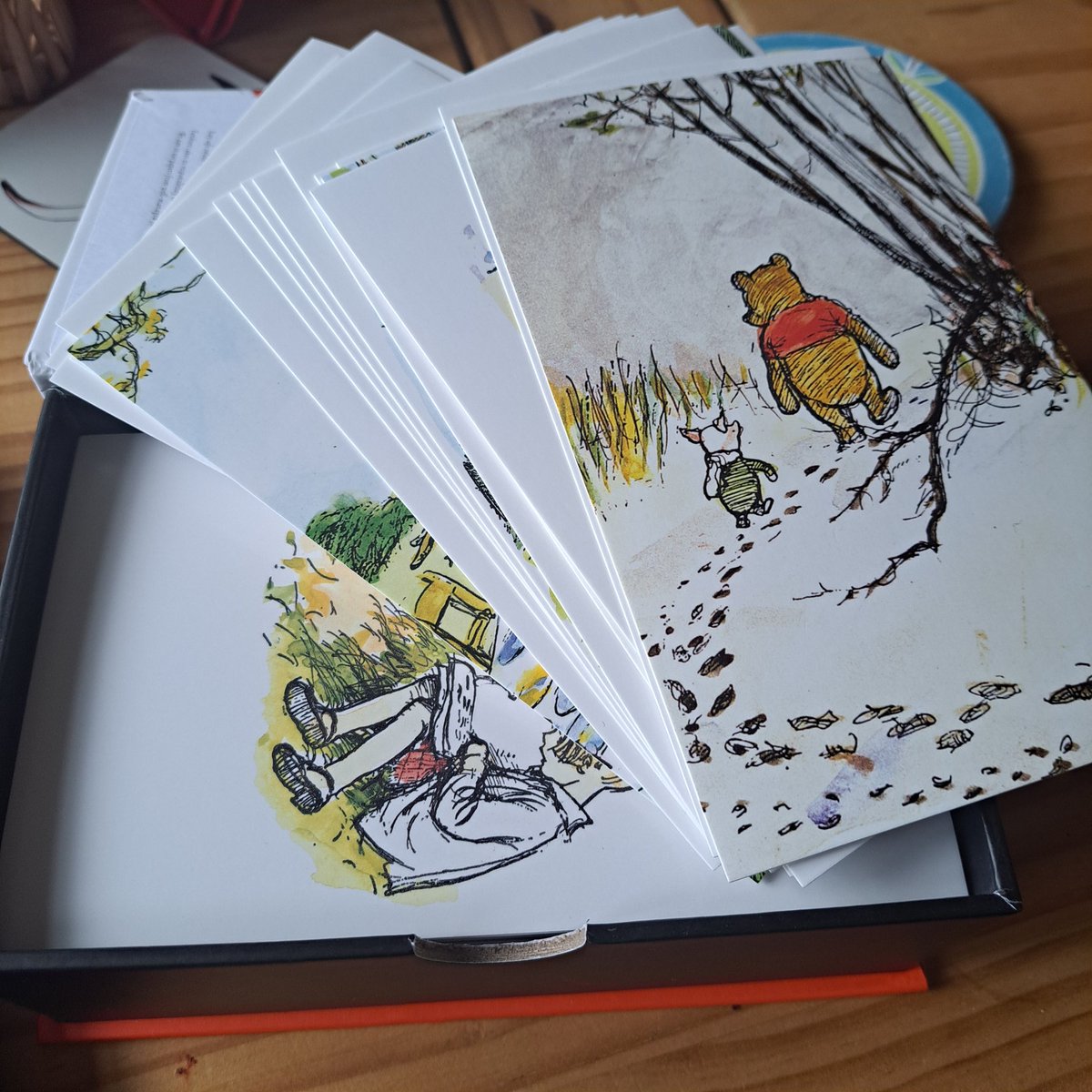 Coming to some lucky @postcrossing members soon. If I can bring myself to part with any! #postcrossing #postcards #winniethepooh #aamilne #saynotodisneypooh