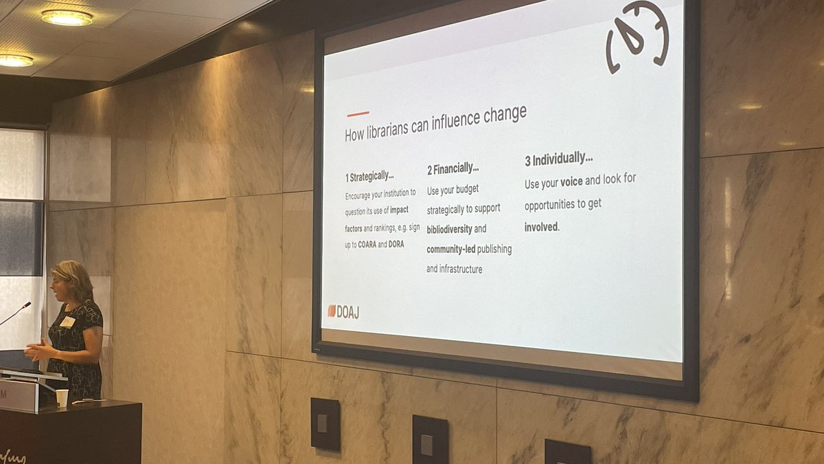 Niels Stern (@nielsstern) on Twitter photo <a href="/joanna_ball/">Joanna Ball</a> of <a href="/DOAJplus/">DOAJ</a> calls for action at the <a href="/IFLA_ARL/">IFLA ARL</a> <a href="/iflawlic/">IFLA World Library and Information Congress</a> satellite conference today on Inclusiveness through Openness. Here’s what libraries can do: Use your budget and voice strategically to support bibliodiversity and community-led open infrastructures #openaccess <a href="/joanna_ball/">Joanna Ball</a> of <a href="/DOAJplus/">DOAJ</a> calls for action at the <a href="/IFLA_ARL/">IFLA ARL</a> <a href="/iflawlic/">IFLA World Library and Information Congress</a> satellite conference today on Inclusiveness through Openness. Here’s what libraries can do: Use your budget and voice strategically to support bibliodiversity and community-led open infrastructures #openaccess