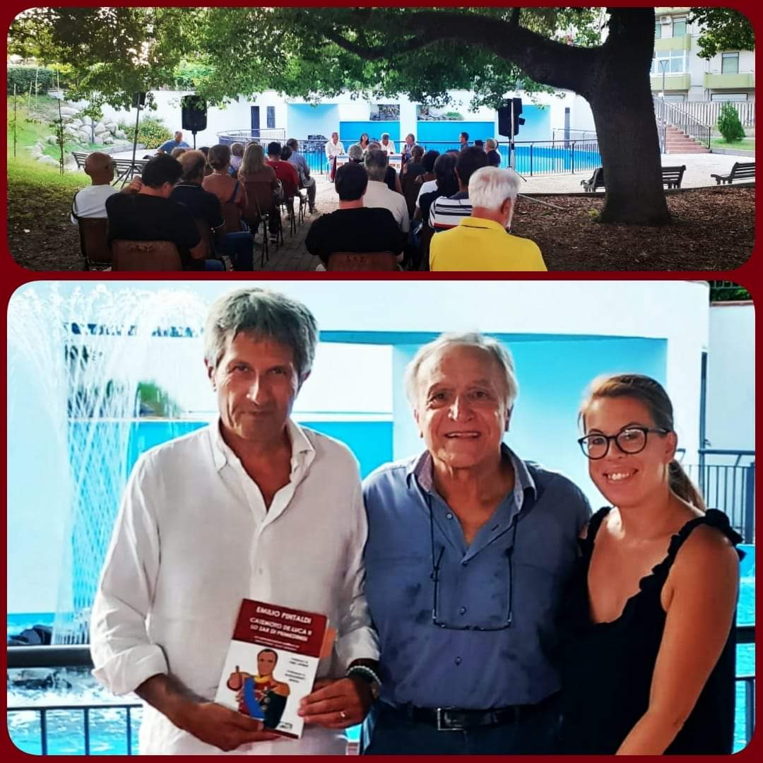 A Villa Martina (Rometta Marea) per la presentazione del libro "Catemoto De Luca II - Lo Zar di Fiumedinisi" di Emilio Pintaldi, con i giornalisti Francesca Stornante e Sebastiano Caspanello, alla presenza del sindaco di Rometta Nicola Merlino.

castaeditore.it