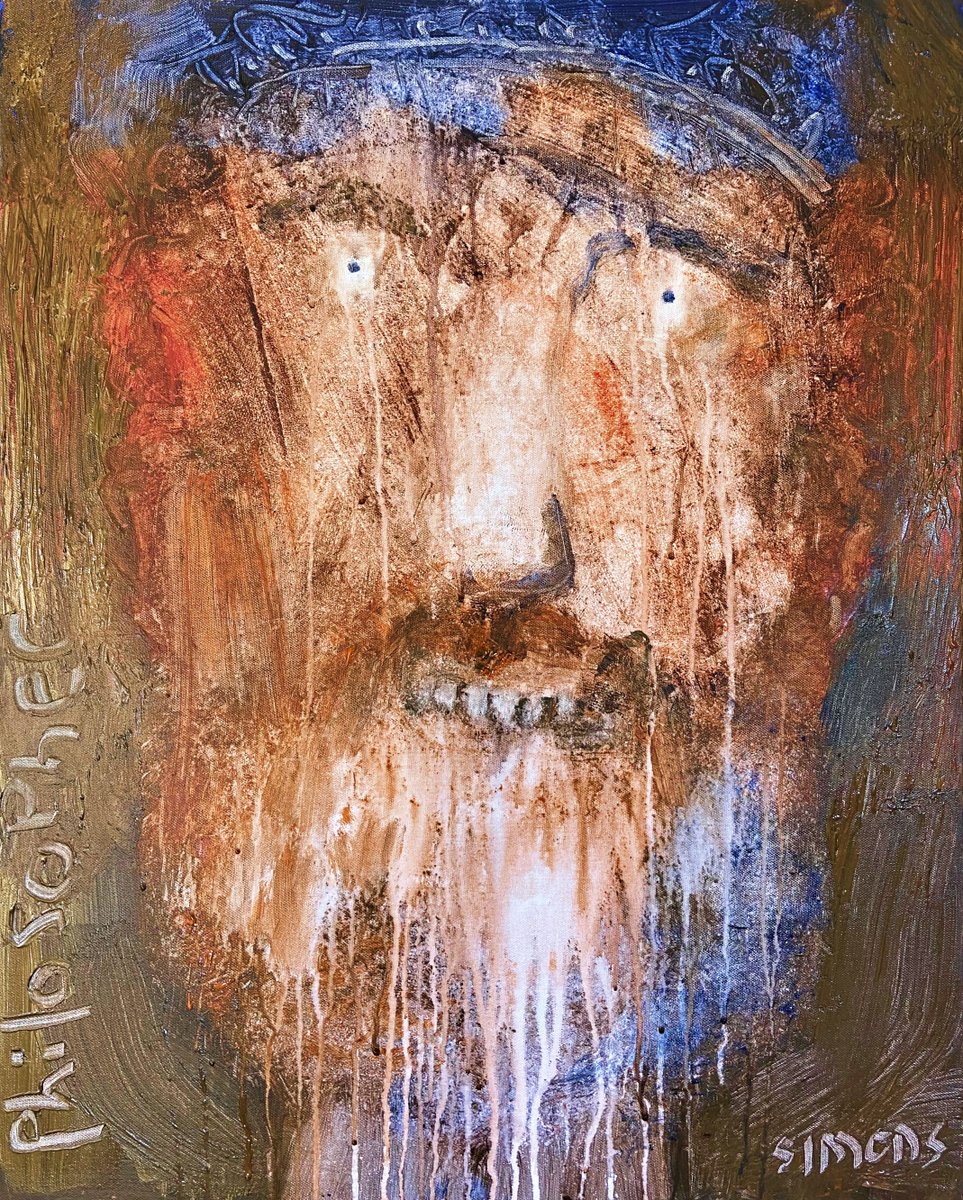 briansimons's tweet photo. "PHILOSOPHER" 24X30" A/C Comments welcomed. https://t.co/4o4OWfTydF