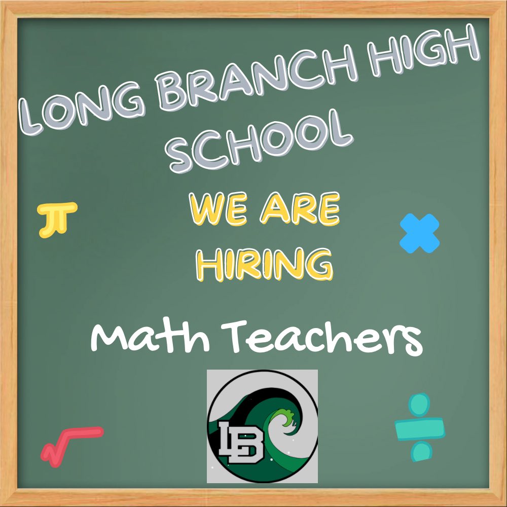 Join the Long Branch team! <a href="/LBpublicschools/">Long Branch Public Schools</a> #GreenWavePride