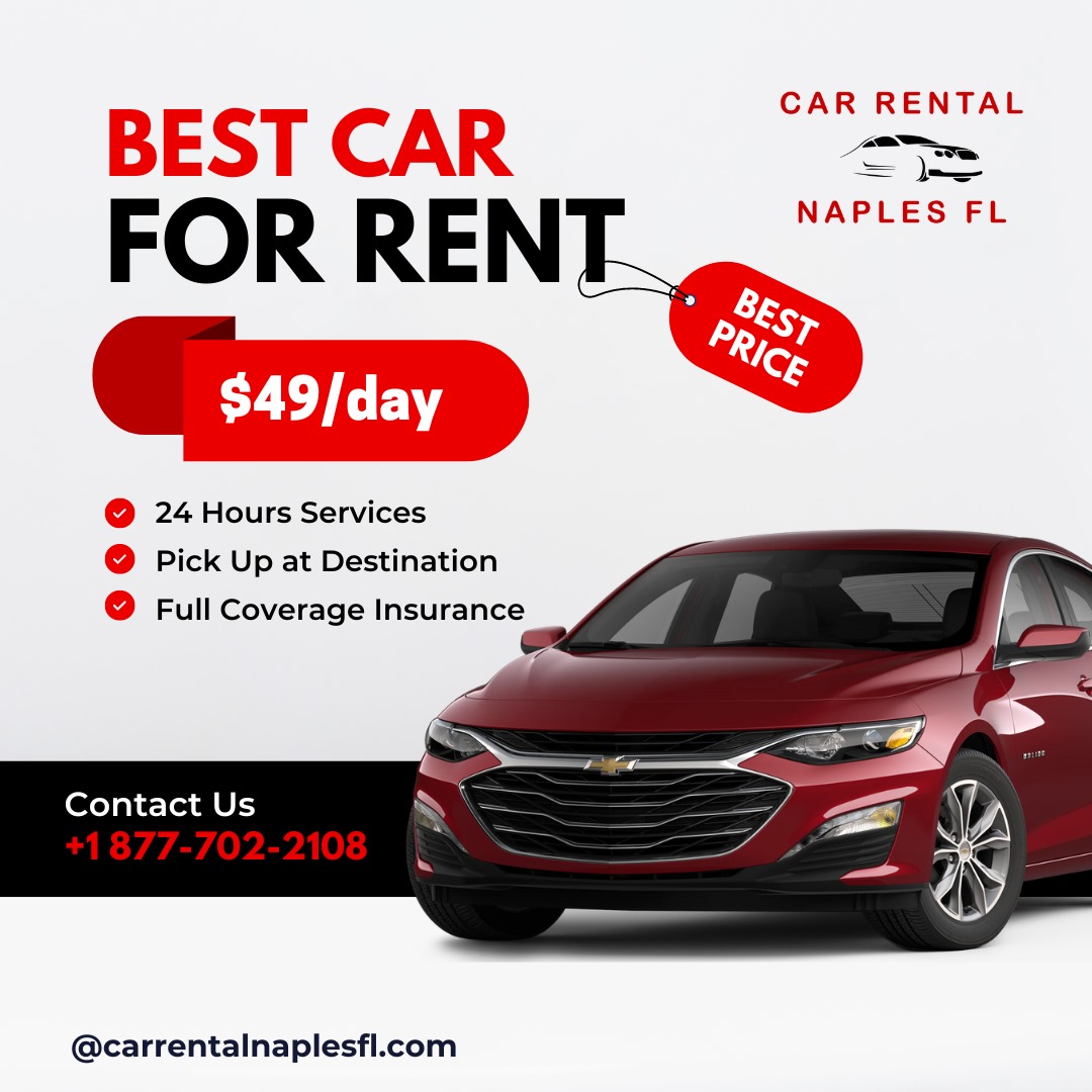 🚗 Discover Unmatched Convenience and Savings with Car Rental Naples FL! 🚗

🌴At Car Rental Naples FL, we're all about making your travel experience exceptional, hassle-free, and budget-friendly.

Book Now: carrentalnaplesfl.com/book-now/

#CarRentalNaplesFL #ExploreNaples #TravelEasy