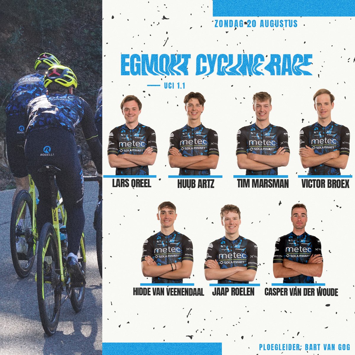 We gaan weer koersen in België 🇧🇪

Morgen: Egmont Cycling Race!