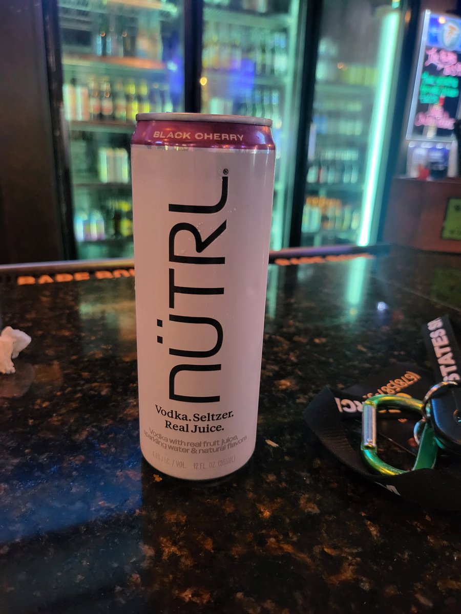 CryptoCountess7's tweet image. Super nice guy 👦 just gave me this yummy drink vodka based seltzer you gotta try it
#nutrl black cherry