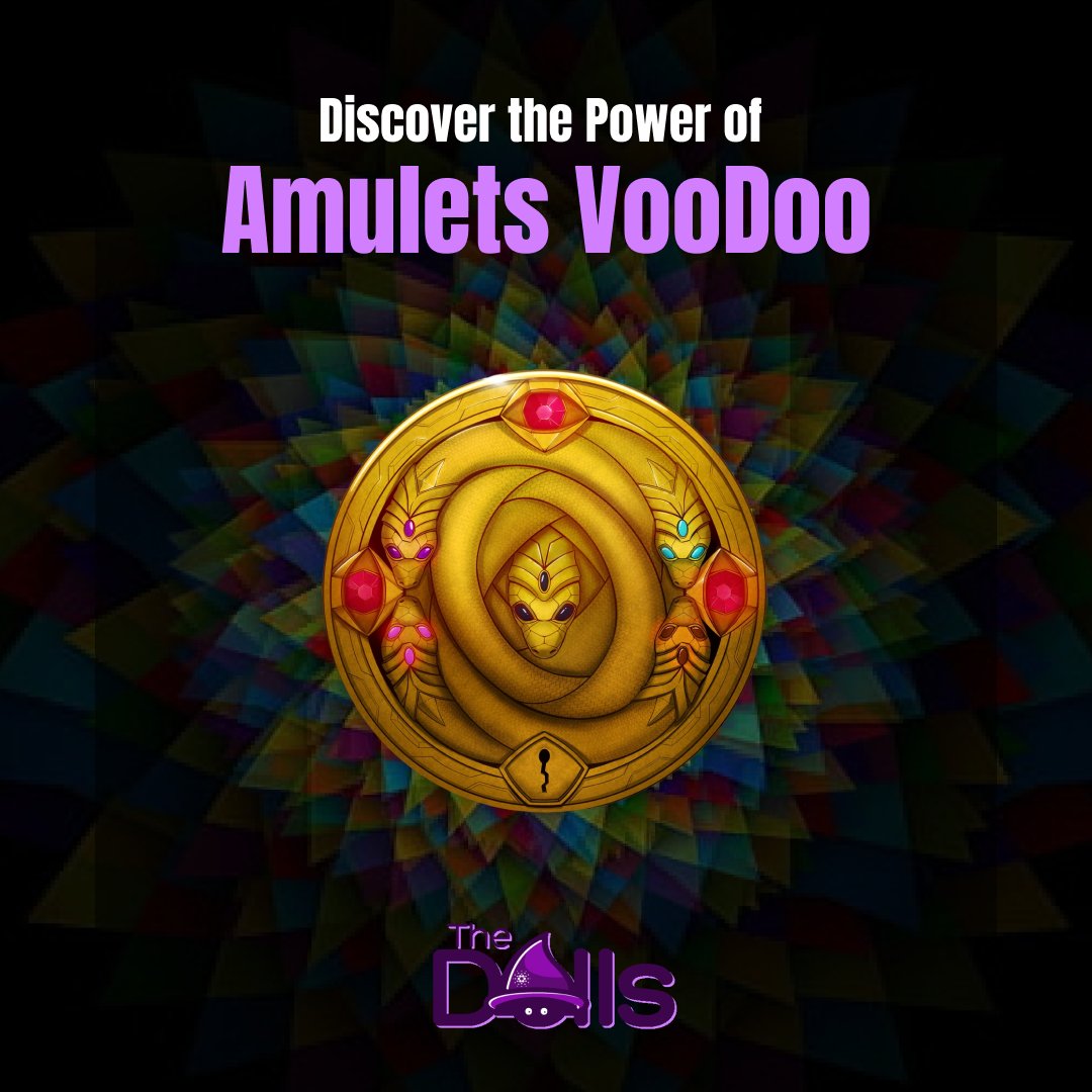 Limited to 150 units, these #VooDoo Amulets are not just decorative pieces but powerful symbols of protection, unity, and respect for diversity. 

Holders enjoy unique privileges and a deeper connection to the Voodoo universe. 
#Cardano #NFTs