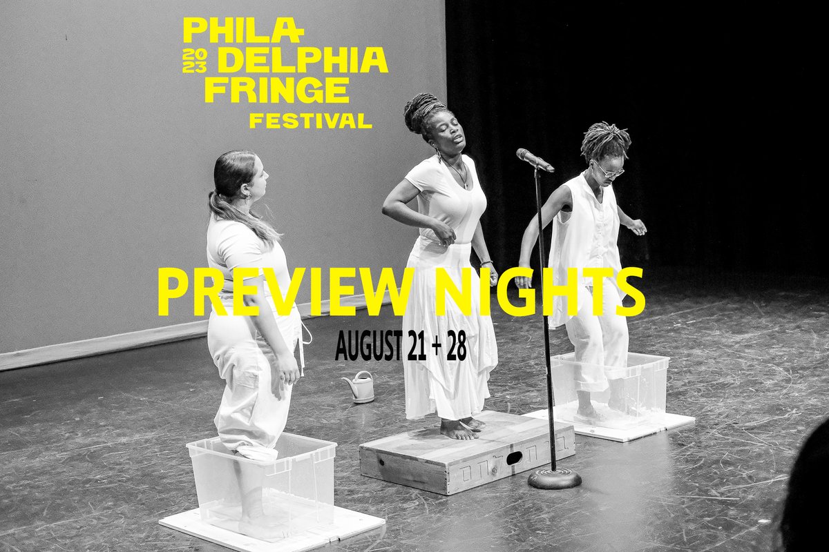 Unsure of what to see during this year's Festival? Want to get a tiny sample of the nearly 300 Fringe Festival shows? Join us for our free Festival Preview Nights, taking place Mondays Aug. 21st and 28th at 7pm at FringeArts! Dance, Theater, Improv, Comedy!