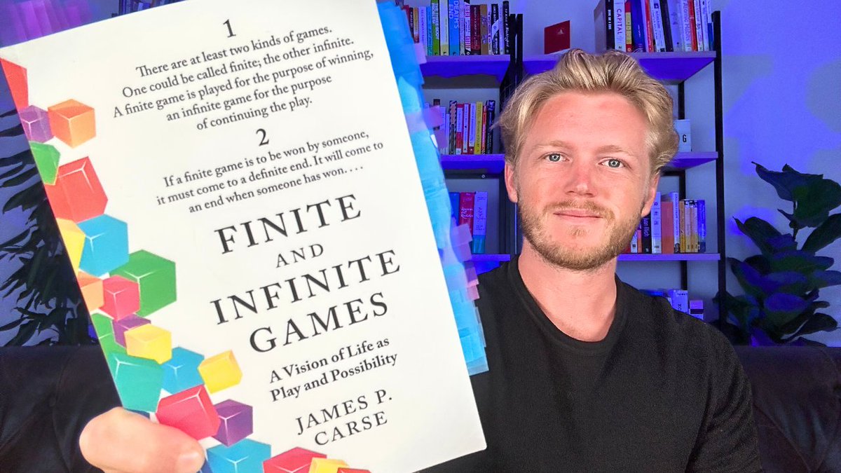 nateliason's tweet photo. TEN MIND-ALTERING IDEAS FROM MY FAVORITE NONFICTION BOOK

What I love about this book is how much it inspires reflection on ideas you might have deeply entrenched in your psyche and never thought to analyze.

Ideas you might have about work, life, love, time, energy, really anything that might be important to you.

Finite & Infinite Games is one of those books I just keep coming back to. 

I did a whole deep-dive on the book on the Nat's Notes podcast today, and here are ten of my favorite ideas from the book to give you a sample.

1: Rules are only valid because you follow them. All limitations are self-limitations.

“Rules are not valid because the Senate passed them, or because heroes once played by them, or because God pronounced them through Moses or Muhammad. They are valid only if and when players freely play by them.”

“…it is often the case that finite players will be unaware of this absolute freedom and will come to think that whatever they do they must do… Fields of play simply do not impose themselves on us. Therefore, all the limitations of finite play are self-limitations.”

2: You do not struggle against the world. You struggle according to the world.

“We are not defeated by floods or genetic disease or the rate of inflation. It is true that these are real, but we do not play against reality; we play according to reality."

"We do not eliminate weather or genetic influence but accept them as the realities that establish the context of play, the limits within which we are to play. If I accept death as inevitable, I do not struggle against mortality. I struggle as a mortal.”

3: Seriousness is the mark of a finite player. Infinite players are playful

“A finite player is trained not only to anticipate every future possibility, but to control the future, to prevent it from altering the past. This is the finite player in the mode of seriousness with its dread of unpredictable consequence."

"Infinite players, on the other hand, continue their play in the expectation of being surprised. If surprise is no longer possible, all play ceases. Surprise causes finite play to end; it is the reason for infinite play to continue.”

“Infinite players are not serious actors in any story, but the joyful poets of a story that continues to originate what they cannot finish.”

4: Aim to be strong, not powerful.

“Power will always be restricted to a relatively small number of selected persons. Anyone can be strong.”

“The more powerful we consider persons to be, the less we expect them to do, for their power can come only from that which they have done. After athletic contests in which major titles have been at stake, it is common for the audience to lift the winners to their shoulders, marching them about as if they were helpless-in the sharpest possible contrast to the physical skill and energy they have just displayed.”

5: Winners in finite games are never satisfied. They must keep winning.

“The more we are recognized as winners, the more we know ourselves to be losers. That is why it is rare for the winners of highly coveted and publicized prizes to settle for their titles and retire. Winners, especially celebrated winners, must prove repeatedly they are winners."

"The script must be played over and over again. Titles must be defended by new contests. No one is ever wealthy enough, honored enough, applauded enough. On the contrary, the visibility of our victories only tightens the grip of the failures in our invisible past.”

6: Time is a matter of perspective.

“The infinite player in us does not consume time but generates it. Because infinite play is dramatic and has no scripted conclusion, its time is time lived and not time viewed.”

“An infinite player does not begin working for the purpose  of filling up a period of time with work, but for the purpose of filling work with time. Work is not an infinite player's way of passing time, but of engendering possibility.”

7: Attempts to control nature will lead to being destroyed by it.

“The contradiction in our relation to nature is that the more vigorously we attempt to force its agreement with our own designs the more subject we are to its indifference, the more vulnerable to its unseeing forces." 

"The more power we exercise over natural process the more powerless we become before it. In a matter of months we can cut down a rain forest that took tens of thousands of years to grow, but we are helpless in repulsing the desert that takes its place. And the desert, of course, is no less natural than the forest.”

8: Most of us have the wrong idea about travel. We’re “finite” travelers

“Genuine travel has no destination. Travelers do not go somewhere, but constantly discover they are somewhere else."

"Since gardening is a way not of subduing the indifference of nature but of raising one's own spontaneity to respond to the disregarding vagaries and unpredictabilities of nature, we do not look on nature as a sequence of changing scenes but look on ourselves as persons in passage.”

9: A great story is one that must be retold

“Our first response to hearing a story is the desire to tell it ourselves-the greater the story the greater the desire. We will go to considerable time and inconvenience to arrange a situation for its retelling. It is as though the story is itself seeking the occasion for its recurrence, making use of us as its agents.”

10: A story forced upon us will never resonate

“The opposite of resonance is amplification. A choir is the unified expression of voices resonating with each other; a loudspeaker is the amplification of a single voice, excluding all others. A bell resonates, a cannon amplifies. We listen to the bell, we are silenced by the cannon."

"The loudspeaker, successfully muting all other voices and therefore all possibility of conversation, is not listened to at all, and for that reason loses its own voice and becomes mere noise. Whenever we succeed in being the only speaker, there is no speaker at all."

There’s so much more in the episode... I really hope you love it.

Search “Nat’s Notes” in your podcast player to listen!