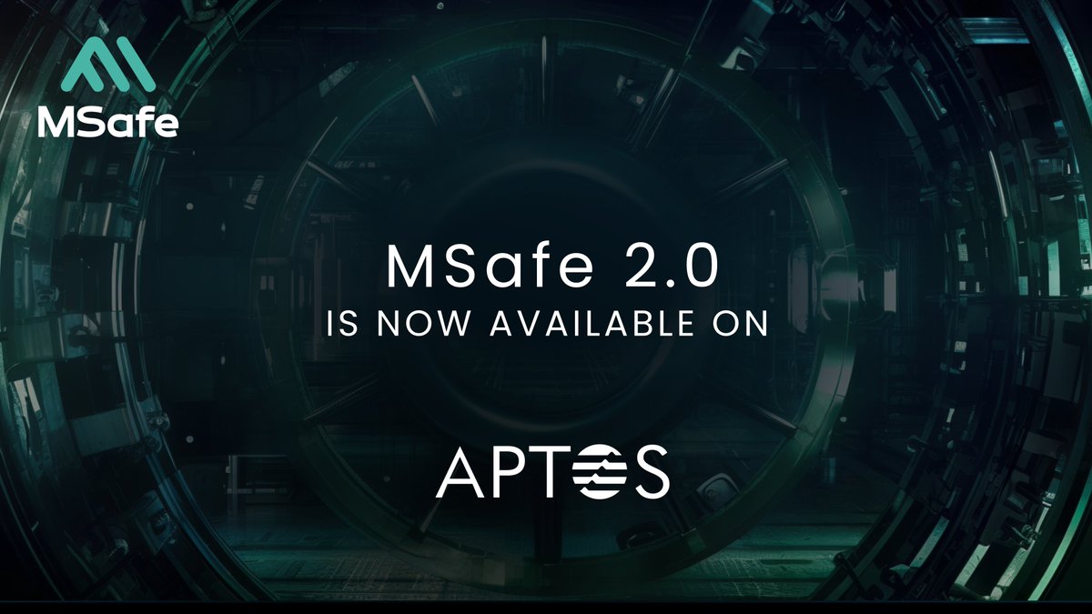 Momentum (@mmtfinance) on Twitter photo #MSafe 2nd-gen multi-sig solution on <a href="/Aptos_Network/">Aptos Network (has moved to Aptos!)</a> is now live!
Enjoy the smooth UX & new features:
- Simpler transaction process
- Multi-account display
- In-app ticket submission support, etc.
📢 Use app.m-safe.io/aptos now to secure your assets with ease!
#Aptos #MSafe 2nd-gen multi-sig solution on <a href="/Aptos_Network/">Aptos Network (has moved to Aptos!)</a> is now live!
Enjoy the smooth UX & new features:
- Simpler transaction process
- Multi-account display
- In-app ticket submission support, etc.
📢 Use app.m-safe.io/aptos now to secure your assets with ease!
#Aptos