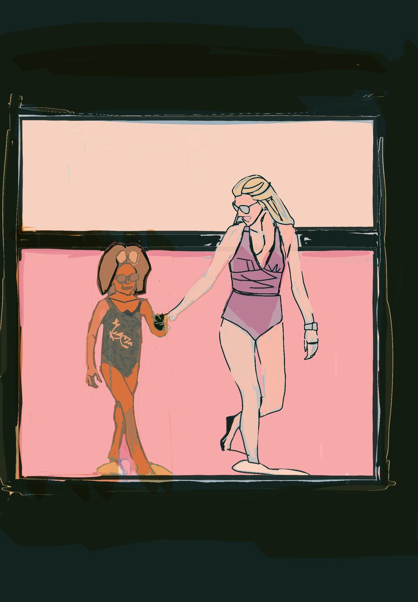 drunkenBouddha's tweet image. #atthebeach #beachresort #familytime #beachlife #pinup #art #familyvacation #sketch #illustrator #doodle #fauvism #quickdrawing #augustdrawingchallenge #fragmentdesign #defragmentation