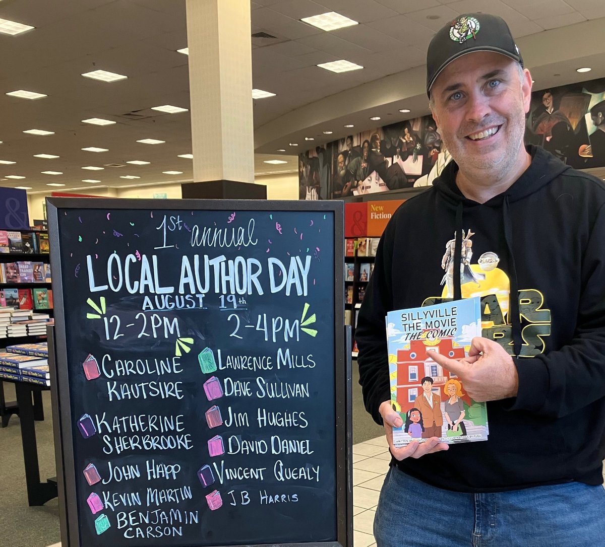 Hope to see you tomorrow at Barnes and Noble in Hingham at 2:00. 
<a href="/BNHingham/">Barnes&Noble Hingham</a>