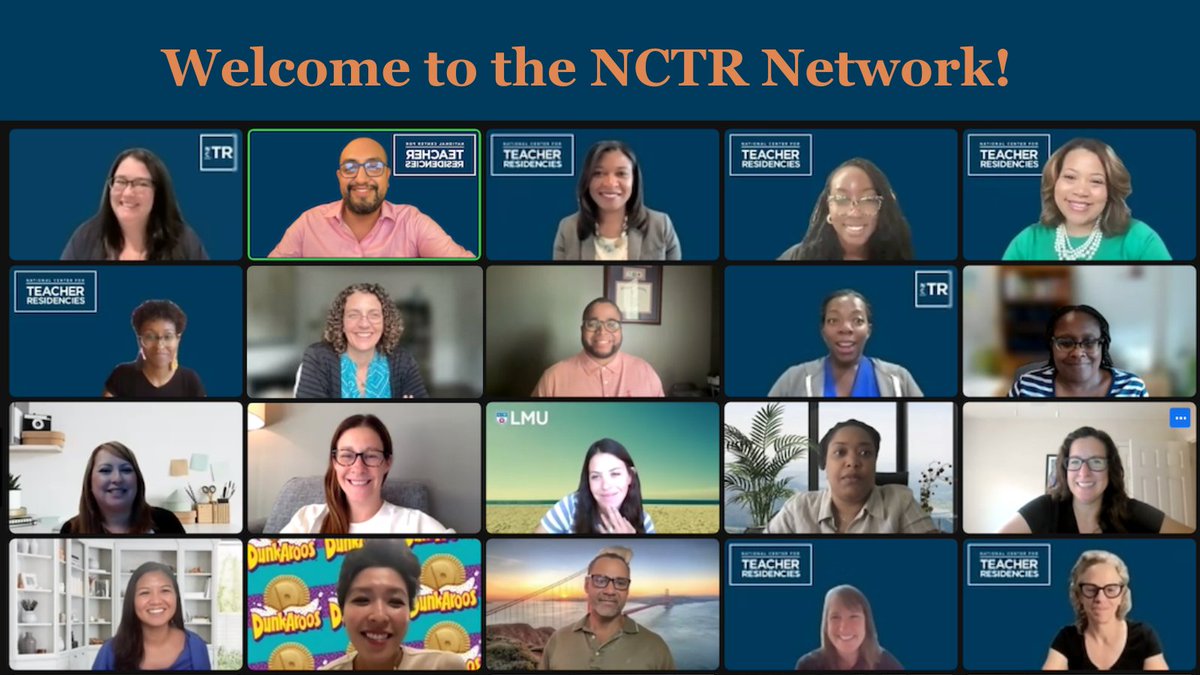 We kicked off the 2023-2024 academic year with our NCTR Network, &amp; it was insightful &amp; inspirational! We welcomed new residency programs &amp; welcomed back our residency programs that continue to impact their communities. Looking forward to another successful year together!❤️