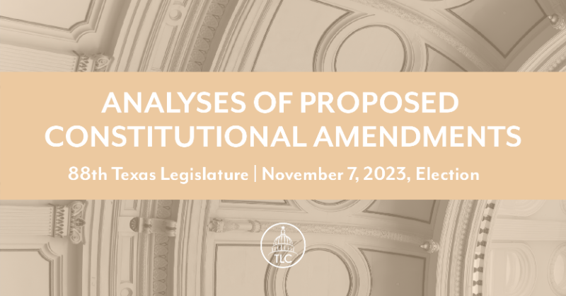 TXLegeCouncil's tweet photo. We have prepared analyses of the constitutional amendments proposed by the 88th #txlege
https://t.co/8SFPBkmTpY https://t.co/ARdm9kuQVy