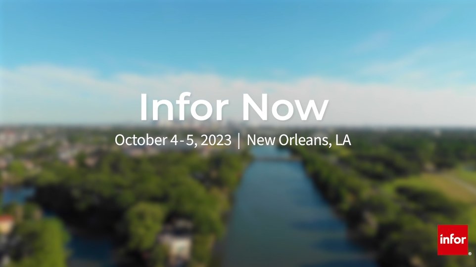 GarrettDKramer's tweet photo. Realize your #AI and #automation potential today. Join us at Infor Now, a customer event, to explore real-life business outcomes through Infor OS innovation.  Register now: https://t.co/xL4N6BHeRL  https://t.co/OTL36dPhO5 https://t.co/RZNVl0t3Eq