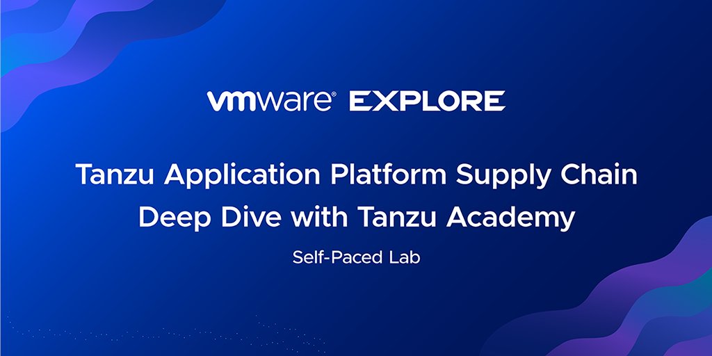 Learn to accelerate your path to production with Tanzu Application Platform supply chains at #VMwareExplore!

Join us to get experience working with TAP supply chains, including testing code and security scanning artifacts on the way to deployment.💡

ow.ly/ucyV50PA8pj