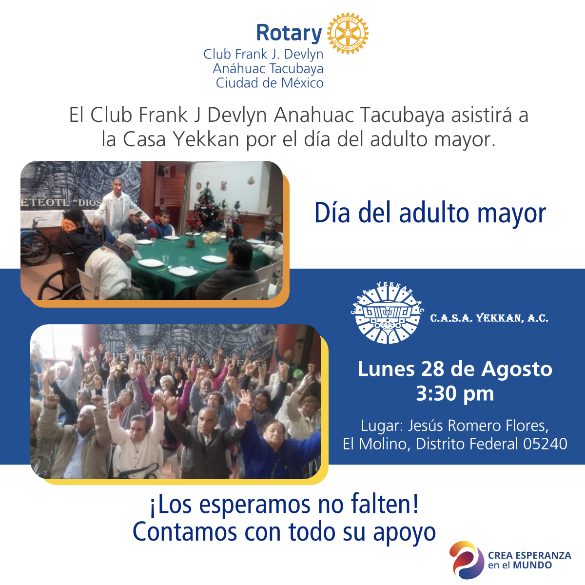 RotaryAnahuacT's tweet photo. ¡Contamos con tu apoyo! 

#SomosRotary #creandoesperanzaenelmundo #clubfrankdevlynanahuactacubaya https://t.co/UZPH1DFcmk