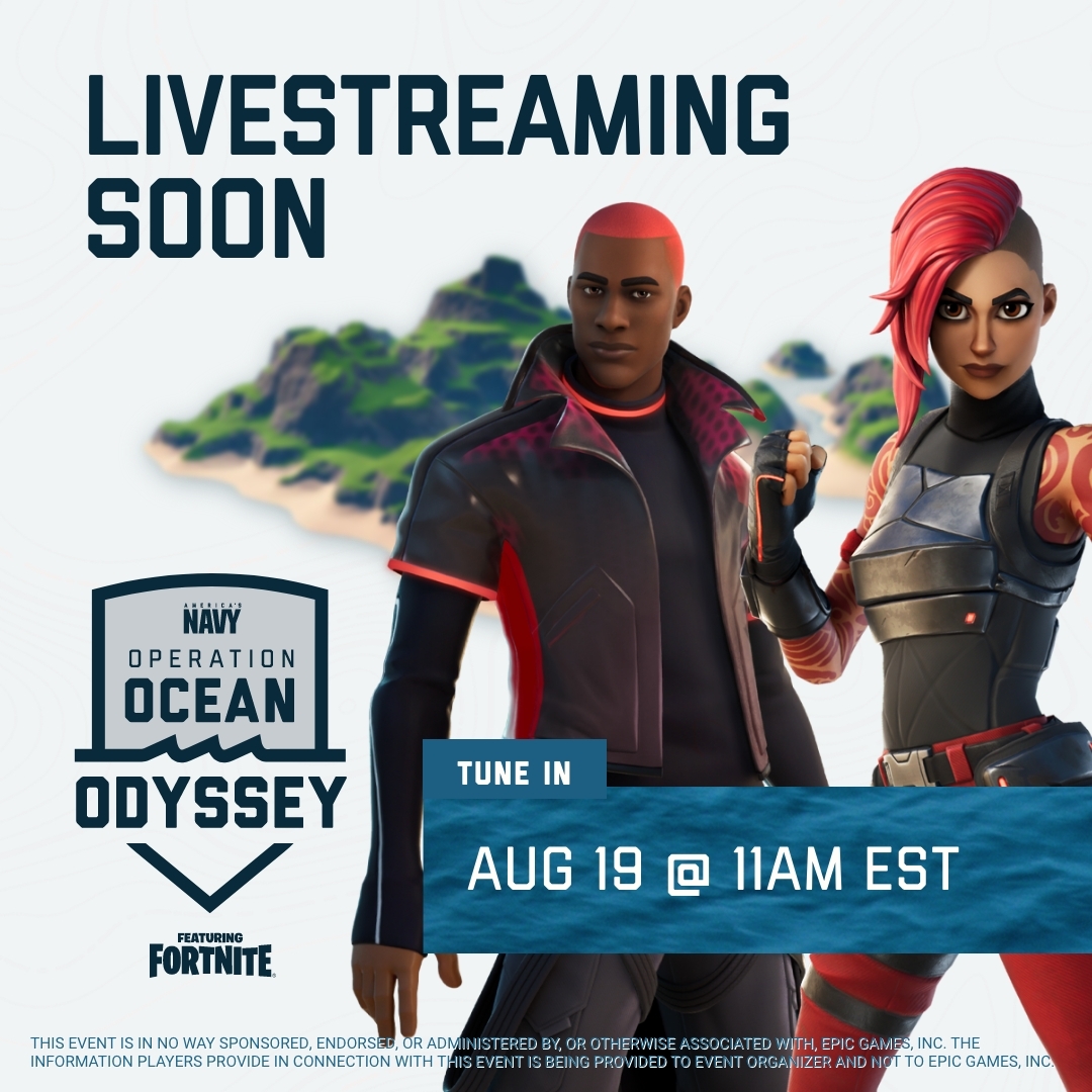 Who's excited to see what treasures lie beneath the waves? Come watch my livestream tomorrow and vote on your favorite map from Operation Ocean Odyssey. #ad 
#OperationOceanOdyssey x @americasnavy