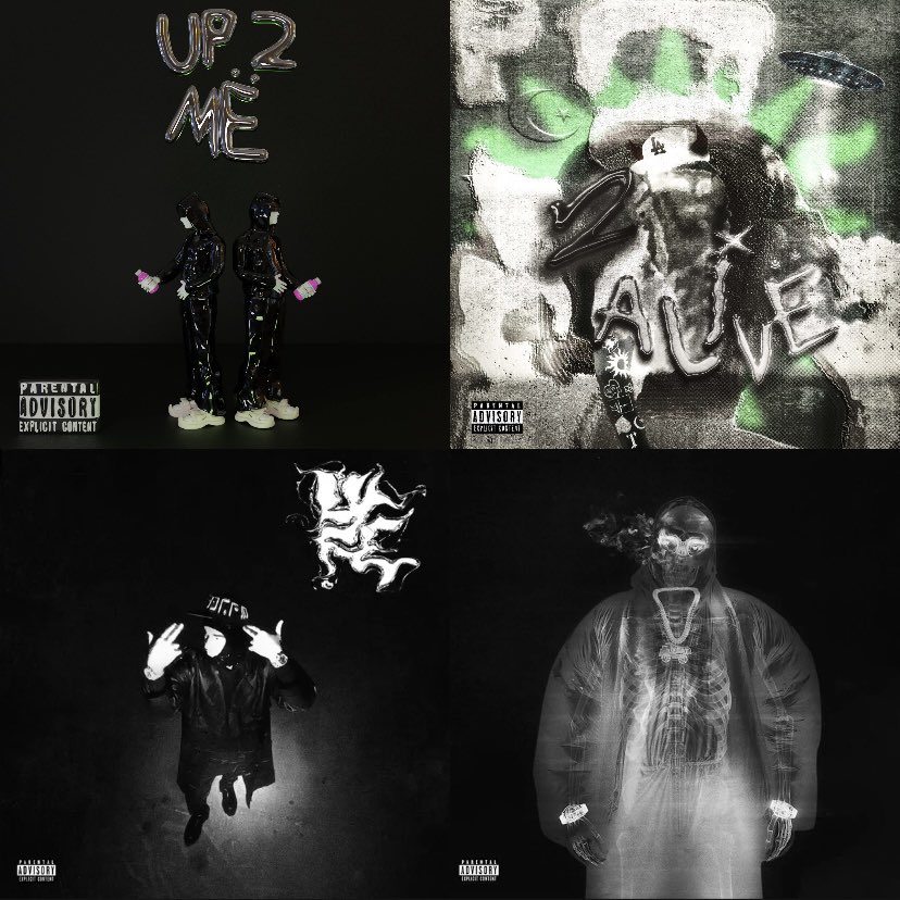 YeatCharts's tweet photo. All 4 of Yeat’s studio projects are gaining over 1M streams daily on Spotify! He has the 5th most out of all rappers! 🐐 💿💿💿💿 https://t.co/aZs6TcbVdG