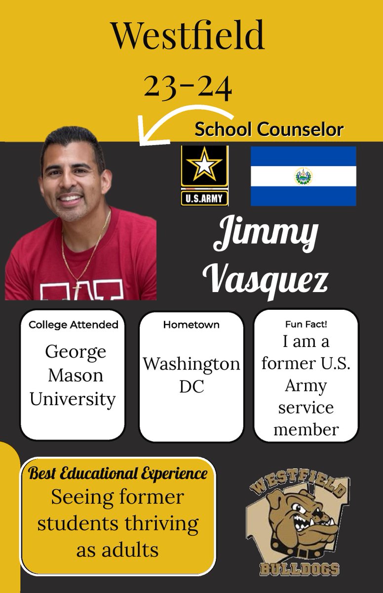 Welcome to the Bulldog Family, Mr. Vasquez!