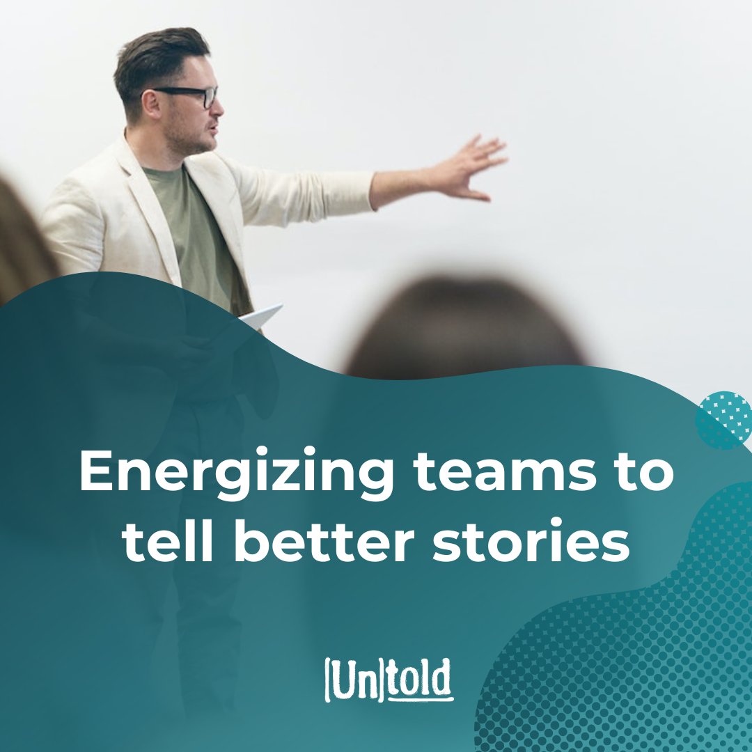 untoldcontent's tweet image. Our trainings are more than lectures &amp;amp; quizzes. We energize teams to tell better stories through collaborative learning experiences then release them back into the wild equipped with their own Innovation Storytelling Toolkit™ and a lot more confidence. hubs.la/Q01Yljlk0