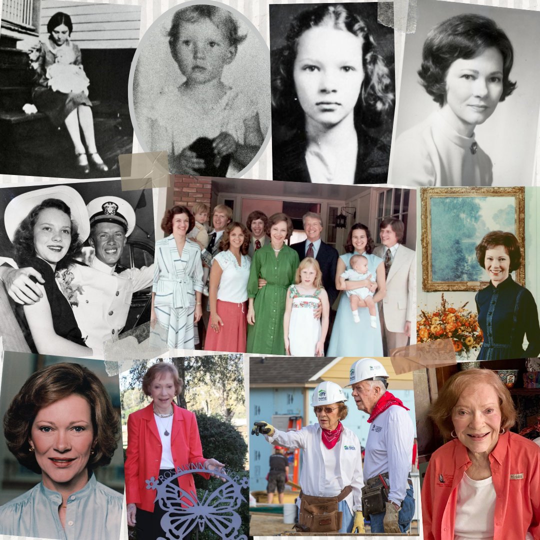 JimmyCarterNPS's tweet photo. Join us in wishing a happy 96th to the amazing Rosalynn Carter! Her efforts to create a more positive world have left a lasting impact on generations. Share your favorite #RosalynnCarter moment &amp; let's celebrate her inspiring life &amp; legacy! #HappyBirthdayRosalynn https://t.co/zZg5N8OncP