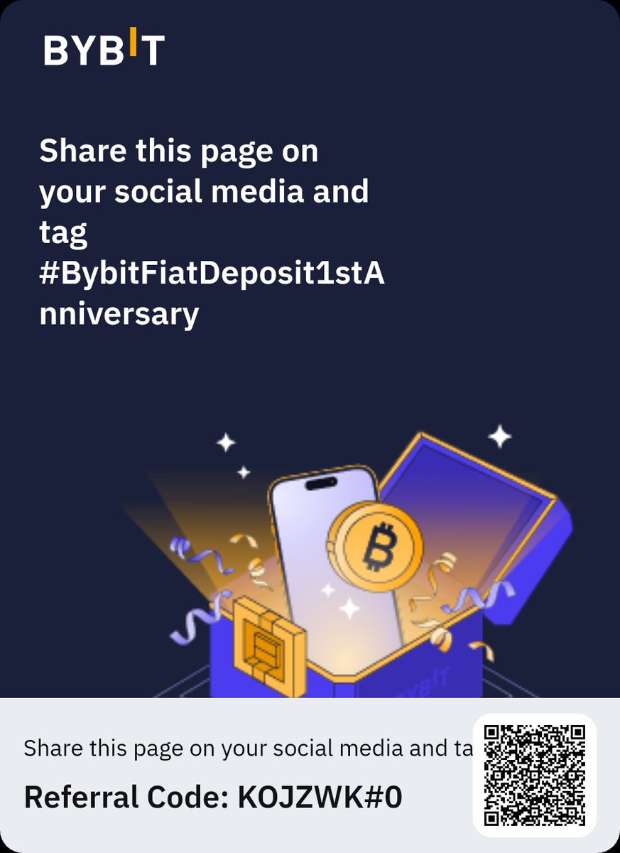 Dou16188254's tweet photo. Complete social media and deposit tasks to win an iPhone, USD coupons and more exclusive rewards! https://t.co/sQJpKm5nlM
https://t.co/sQJpKm5nlM
#BybitFiatDeposit1stAnniversary https://t.co/iyhkld6HI4