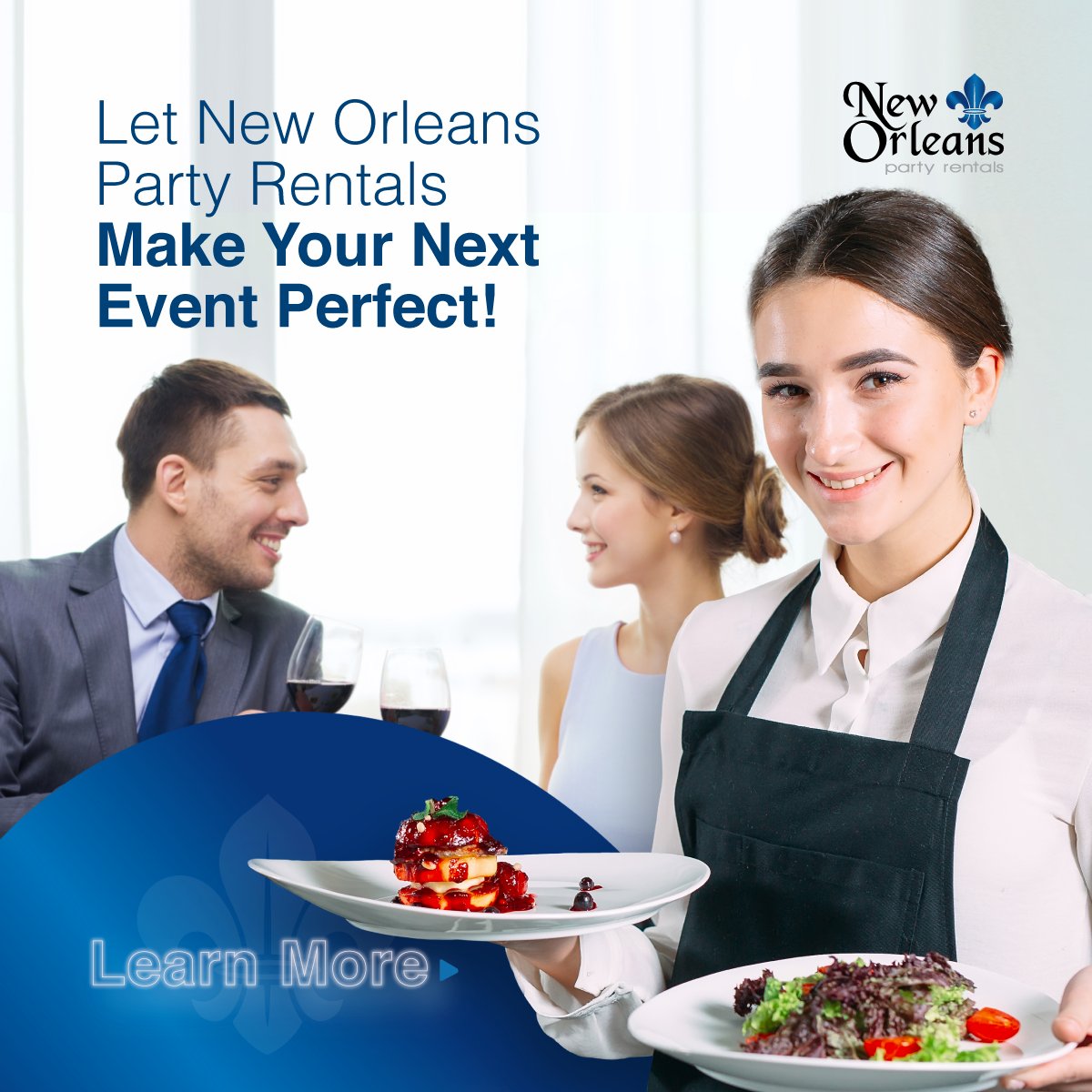 Whether you're planning a backyard birthday party or a corporate event, New Orleans Party Rentals has you covered! We carry a large selection of high-quality products, from furnishings to table linens. Call today to learn more! neworleanspartyrentals.com