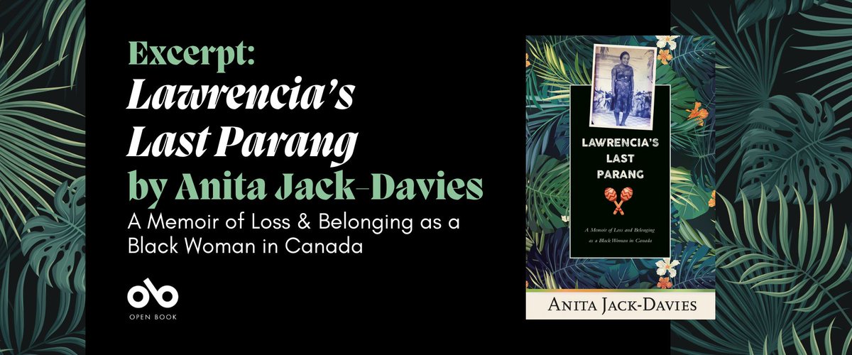 "I thought I had more time"
In this #excerpt from Lawrencia's Last Parang (<a href="/InannaPub/">Inanna Publications</a>), a memoir of life as a Black woman in Canada, Dr. Anita Jack-Davies (<a href="/ajackdavies/">Dr. Anita (AJ) Jack-Davies</a>) shares the devastating loss of the woman who raised her: open-book.ca/News/Read-an-E…