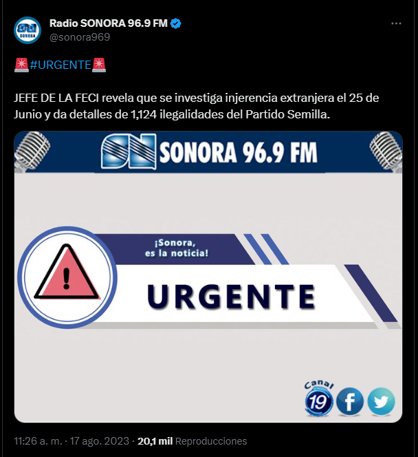 Factor4_GT's tweet photo. 8/19 Ante la coyuntura actual, la decisión de diversos actores ha sido instaurar el falso relato de un fraude desde el @TSEGuatemala a través de diferentes cuentas de netcenter y medios de comunicación afines a los #Corruptos y #netcenters https://t.co/ZQISVION9U