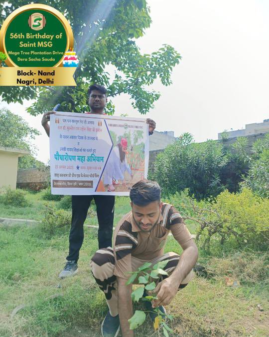 'आओ पेड़🌱लगाएं, हर जगह हरियाली लाएं'
Check out the highlights of the Mega Tree Plantation drive carried on by volunteers worldwide to celebrate the MSG Bhandara 56th Incarnation Day of Saint Dr Gurmeet Ram Rahim Singh Ji Insan.

#56thBirthdayOfSaintMSG