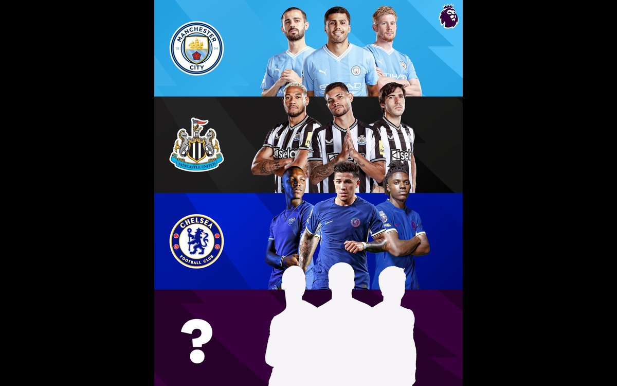 NEXT_LEVEL7372's tweet photo. Wich premier league club has the best middle field ? https://t.co/O6OvXaduYA