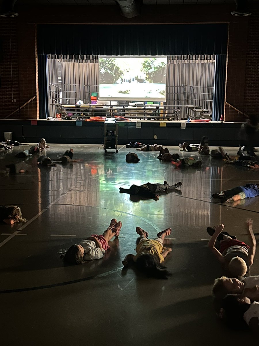 We love large group Fridays for related arts!