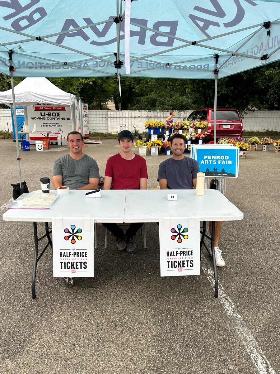 Have you heard?? 📣 Penrod Arts Fair tickets will be on sale for just $10 each at the <a href="/broadrippleindy/">Broad Ripple</a> Farmers Market tomorrow! Stop by anytime between 8 and noon to snag your discounted tickets. See you there! 🎨