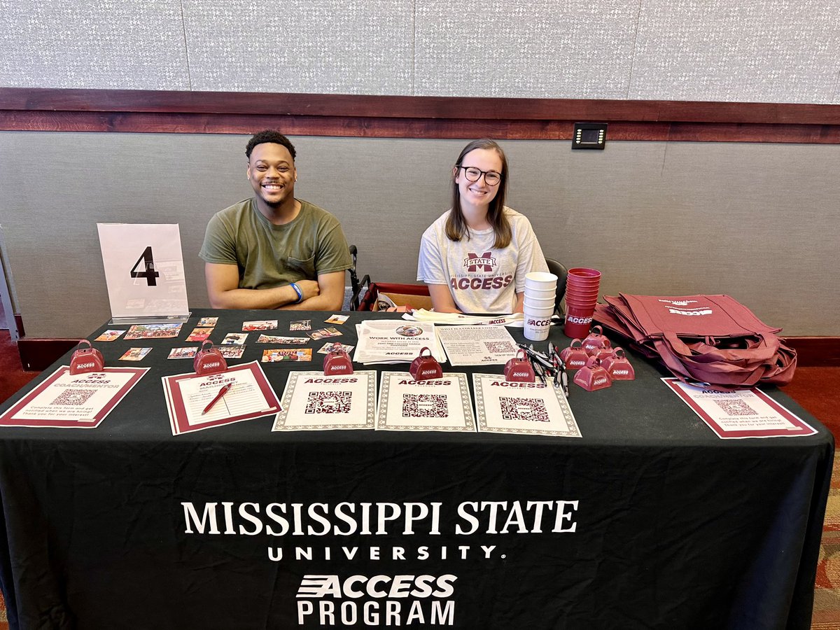 ACCESS Student, Cedric, and College Coach, May, are in the union recruiting new Coaches and Mentors. We love when our students and coaches get involved with outreach!!