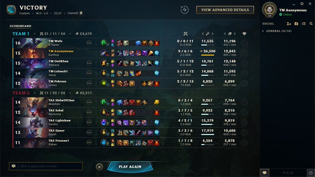 we lost 0-3 in playoffs vs <a href="/TwisMinds/">Twisted Minds 🧠</a> (i love my team for picking me vayne<3)