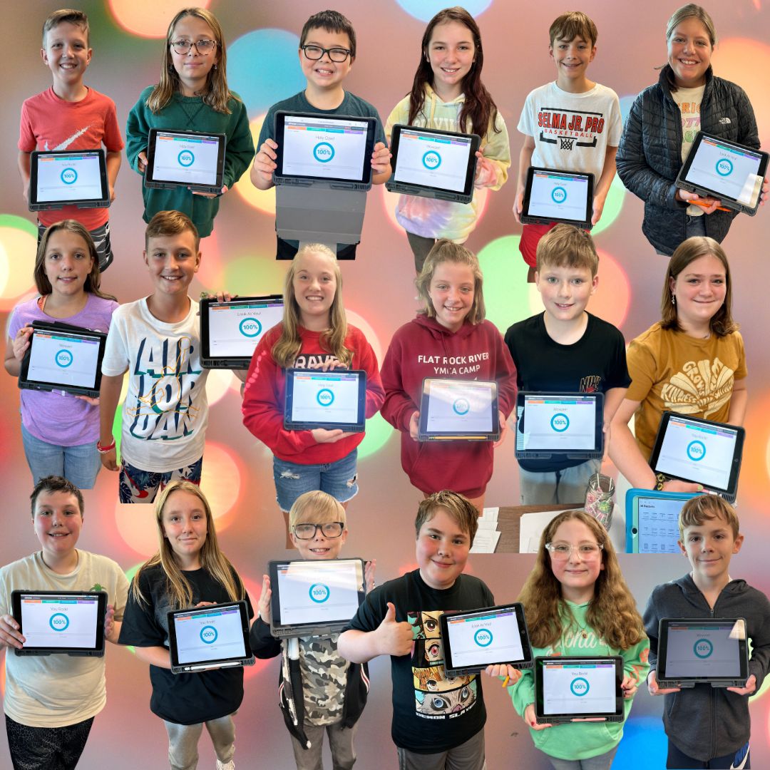 Mrs_Mill_22's tweet photo. Look at all of these students who earned perfect scores on @VimmeLearning this week on top of NWEA testing! #impressive #MillersMathbots https://t.co/z6lkaoSyPK